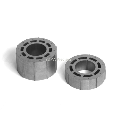 OD122mm دوار محرك القصور الذاتي الأوسط والجزء الثابت حسب الطلب نماذج مختلفة لب المحرك عالي الجودة من الصلب السليكون الدوار والإحصائيات